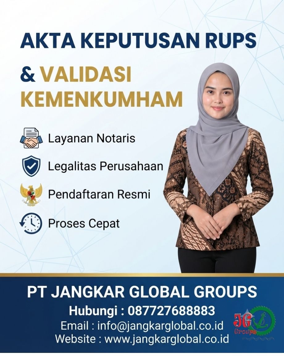 Akta Keputusan RUPS & Validasi Kemenkumham