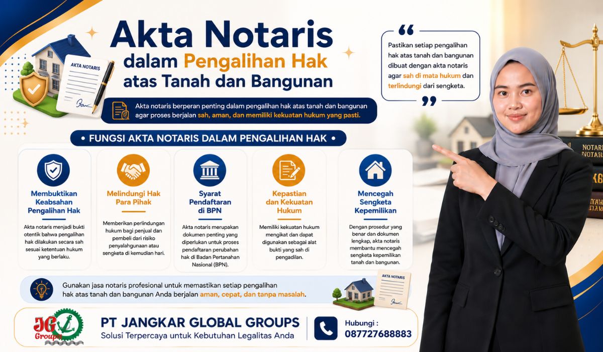 Akta Notaris dalam Pengalihan Hak atas Tanah dan Bangunan