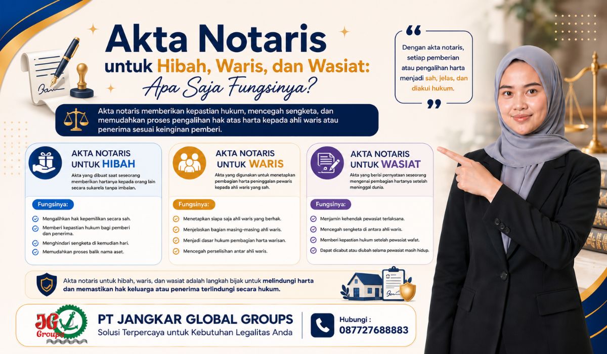 Akta Notaris untuk Hibah, Waris, dan Wasiat: Apa Saja Fungsinya?