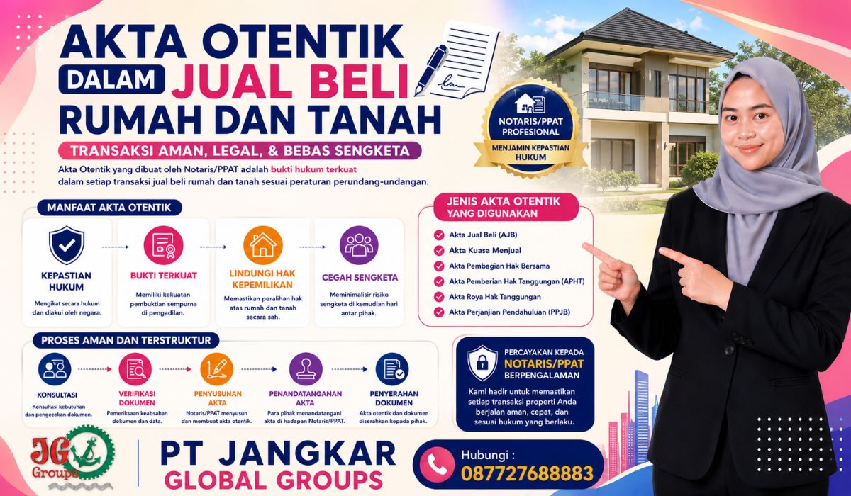 Akta Otentik dalam Jual Beli Rumah dan Tanah