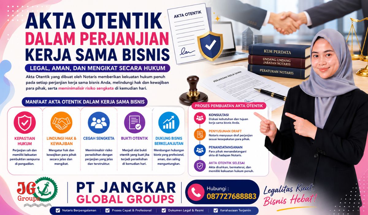 Akta Otentik dalam Perjanjian Kerja Sama Bisnis