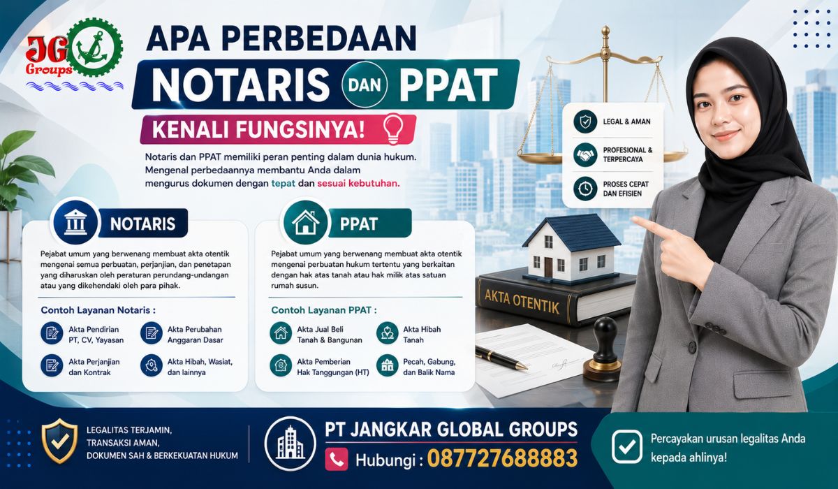 Apa Perbedaan Notaris dan PPAT Kenali Fungsinya