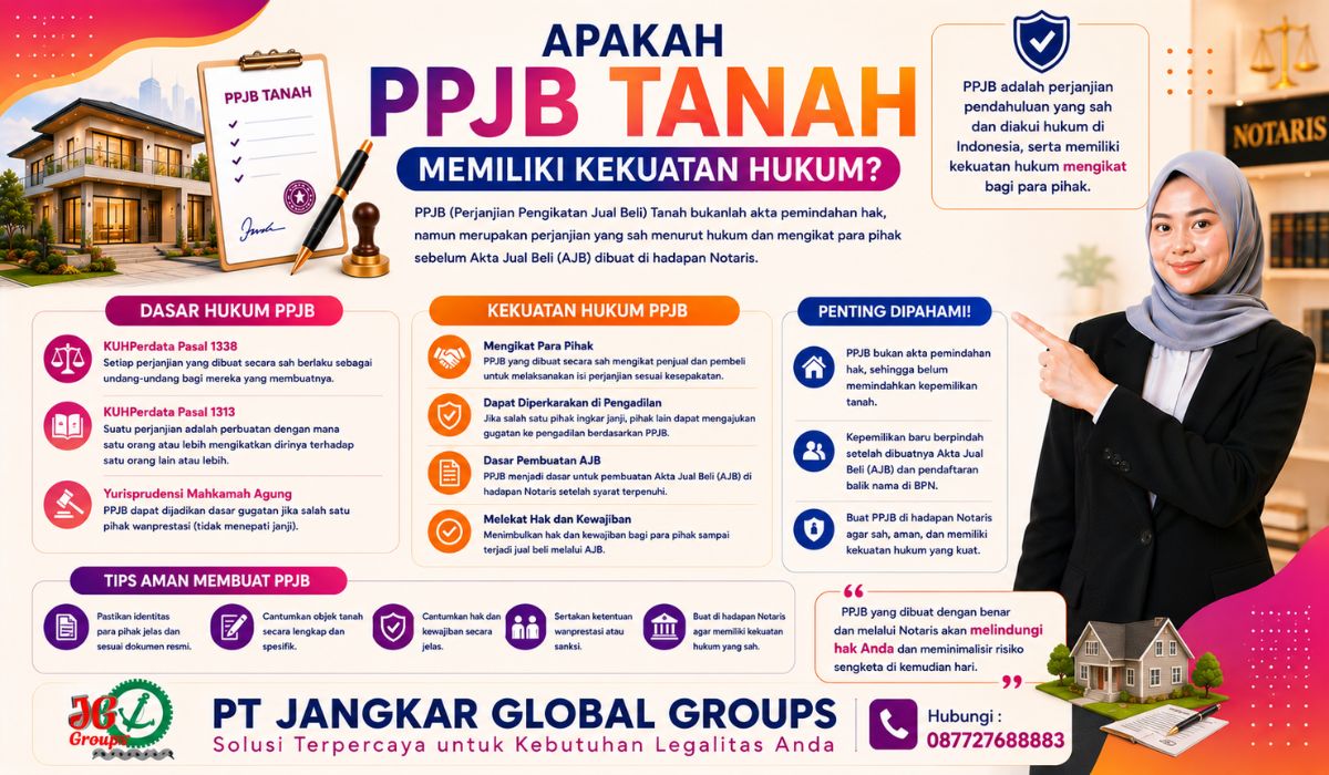 Apakah PPJB Tanah Memiliki Kekuatan Hukum?