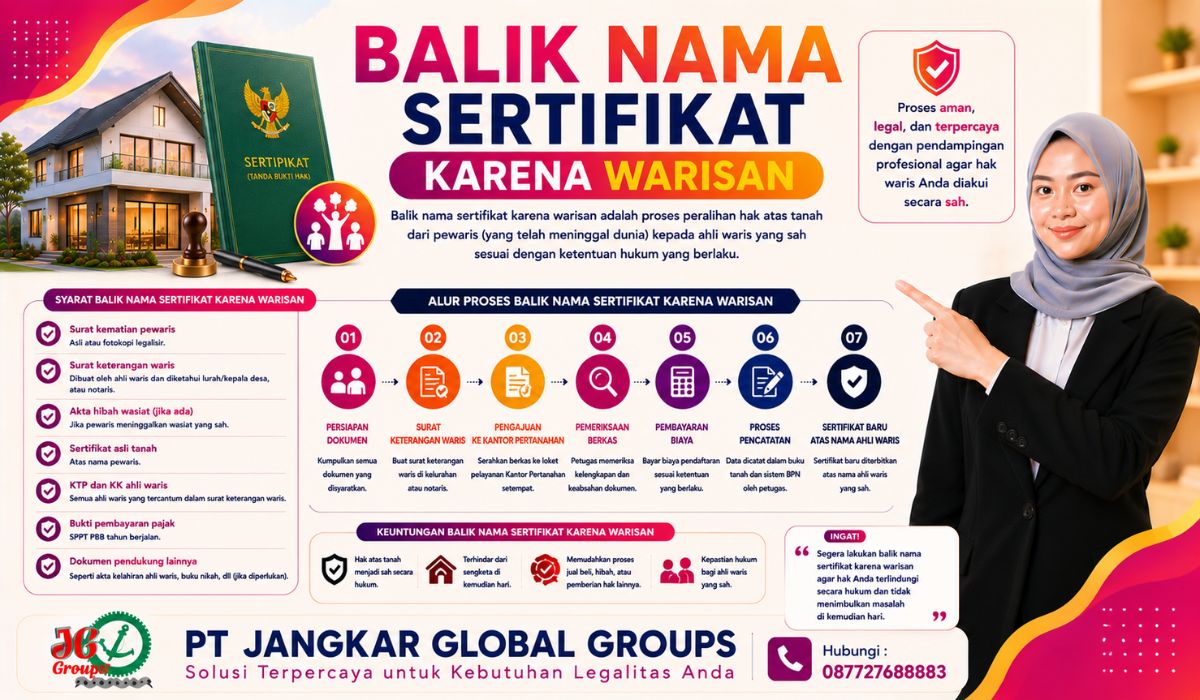 Balik Nama Sertifikat karena Warisan