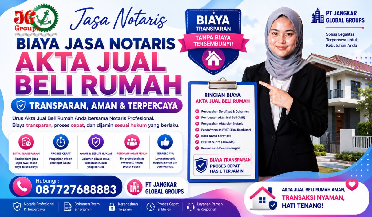 Biaya Jasa Notaris Akta Jual Beli Rumah
