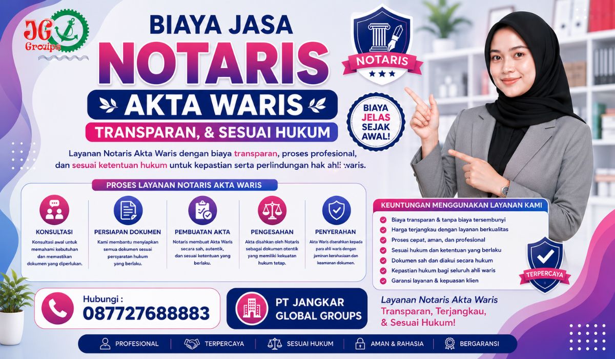 Biaya Jasa Notaris Akta Hibah Transparan, Terjangkau,