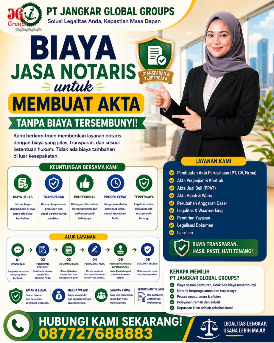 Biaya Jasa Notaris untuk Membuat Akta Tanpa Biaya Tersembunyi