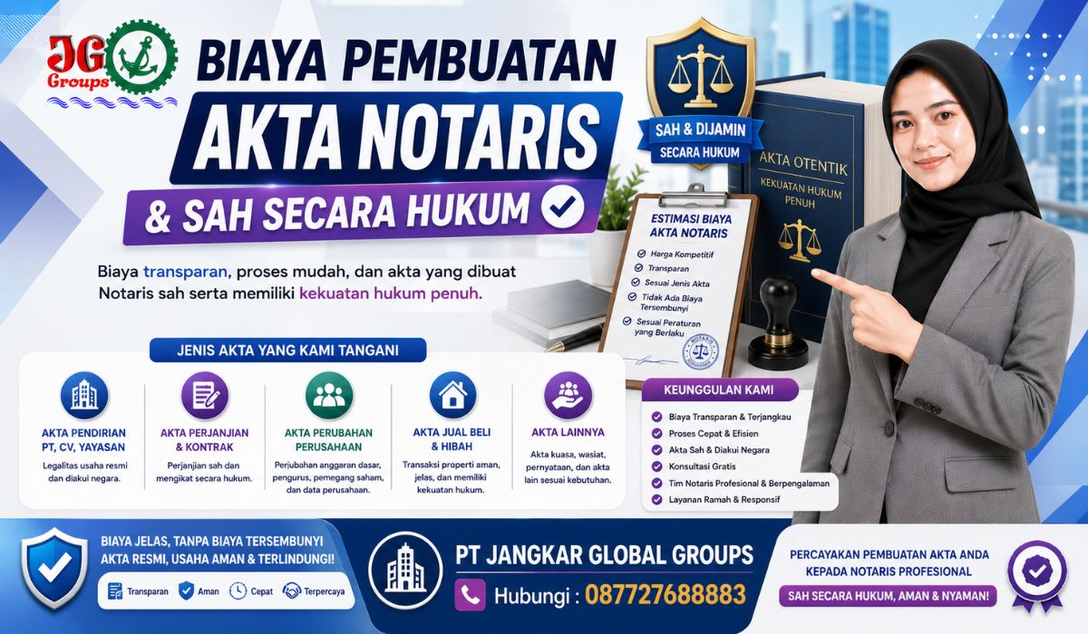Biaya Pembuatan Akta Notaris & Sah Secara Hukum