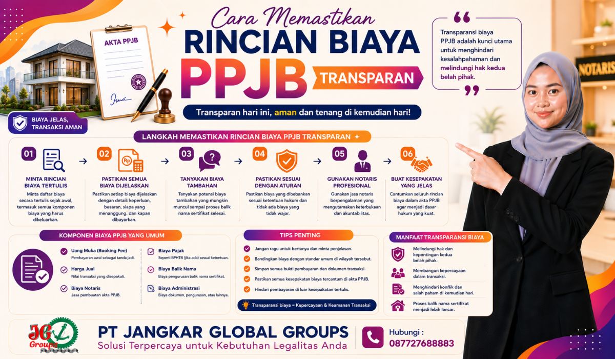 Cara Memastikan Rincian Biaya PPJB Transparan