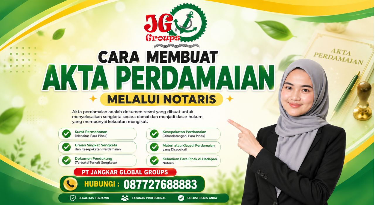 Cara Membuat Akta Perdamaian Melalui Notaris