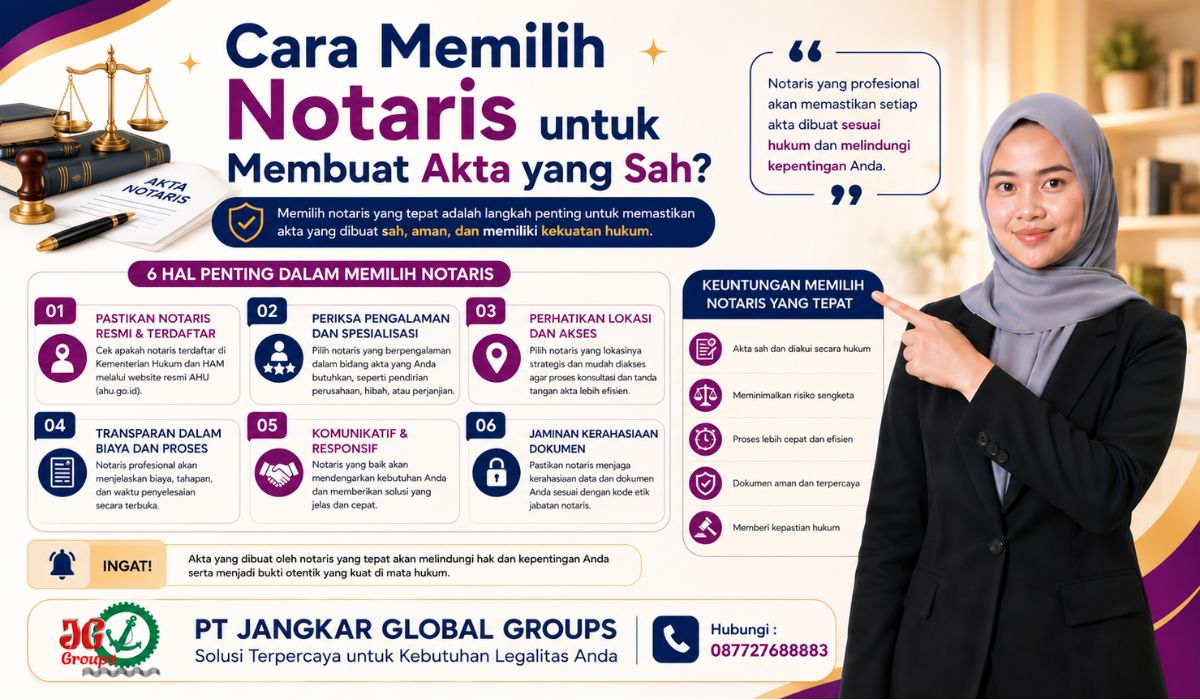 Cara Memilih Notaris untuk Membuat Akta yang Sah?