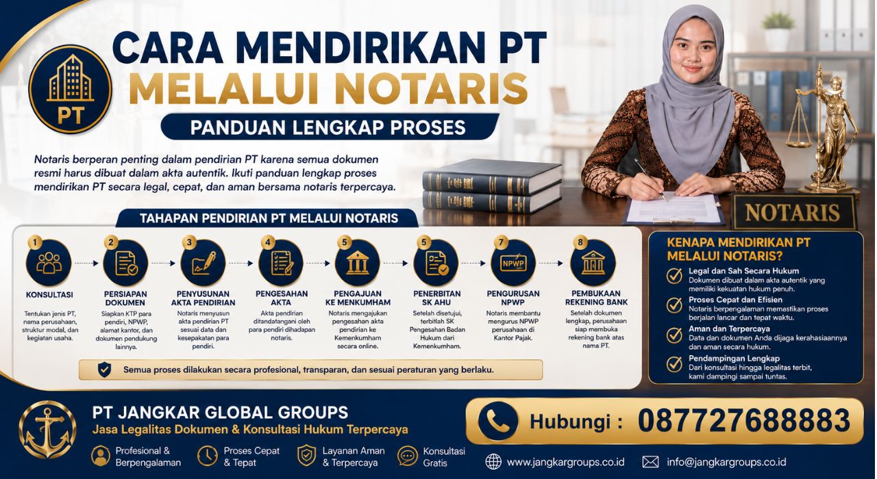 Cara Mendirikan PT Melalui Notaris Panduan Lengkap Proses