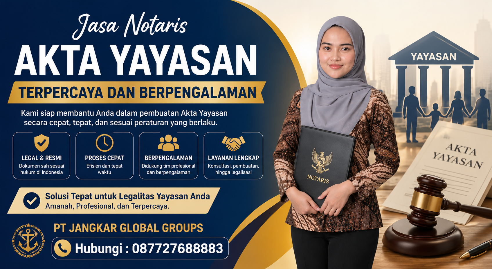Jasa Notaris Akta Yayasan Terpercaya Dan Berpengalaman