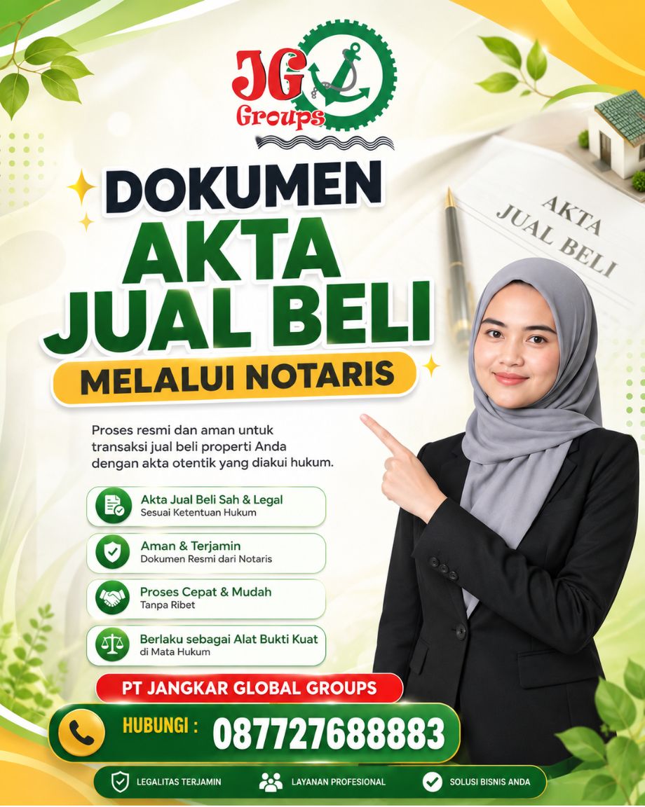Dokumen Akta Jual Beli Melalui Notaris
