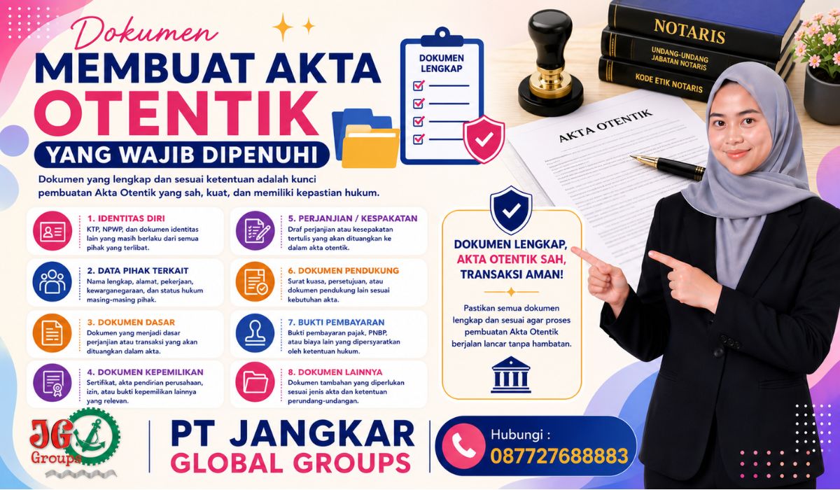 Dokumen Membuat Akta Otentik yang Wajib Dipenuhi