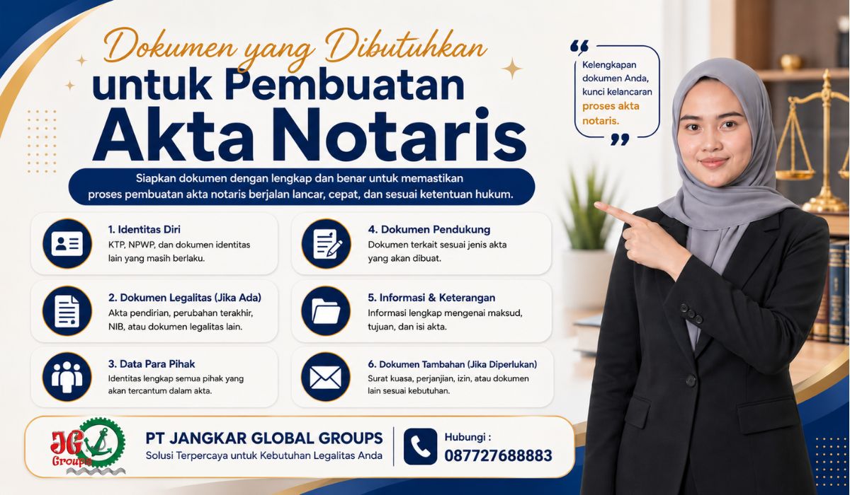 Dokumen yang Dibutuhkan untuk Pembuatan Akta Notaris