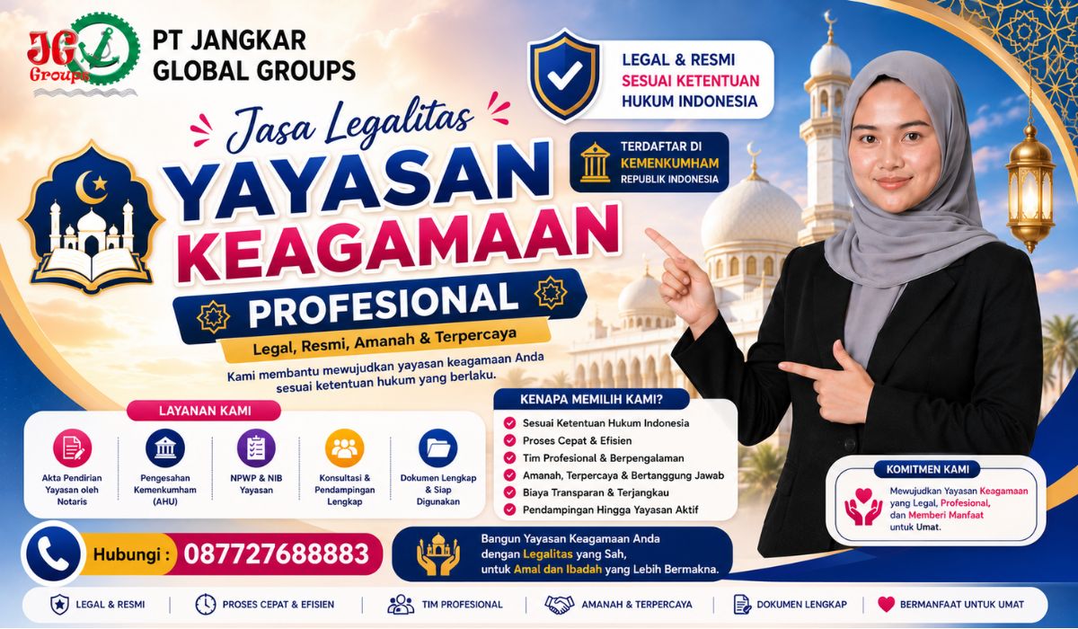 Jasa Legalitas Yayasan Keagamaan Profesional