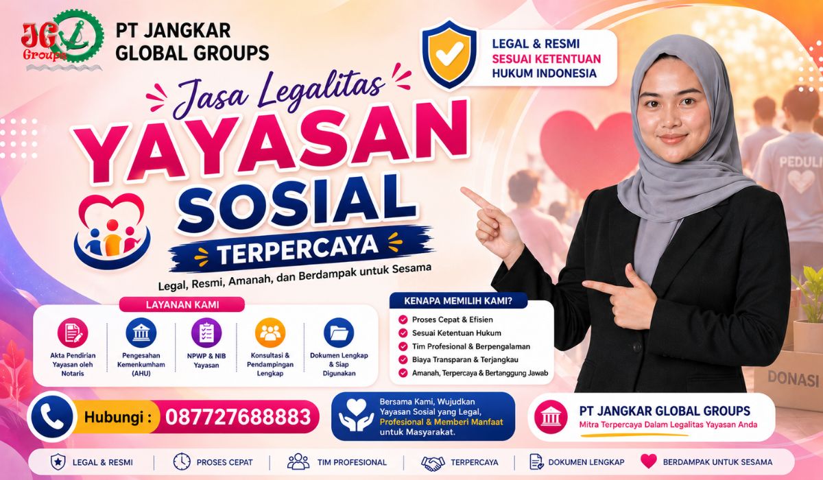 Jasa Legalitas Yayasan Sosial Terpercaya