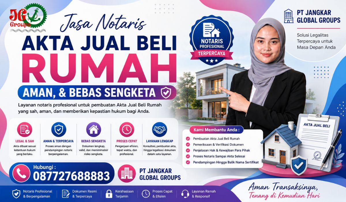 Jasa Notaris Akta Jual Beli Rumah Aman, & Bebas Sengketa