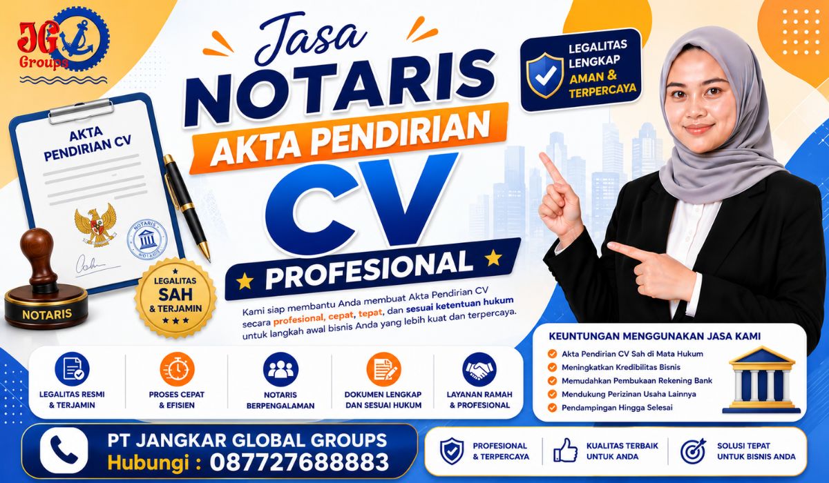 Jasa Notaris Akta Pendirian CV Profesional