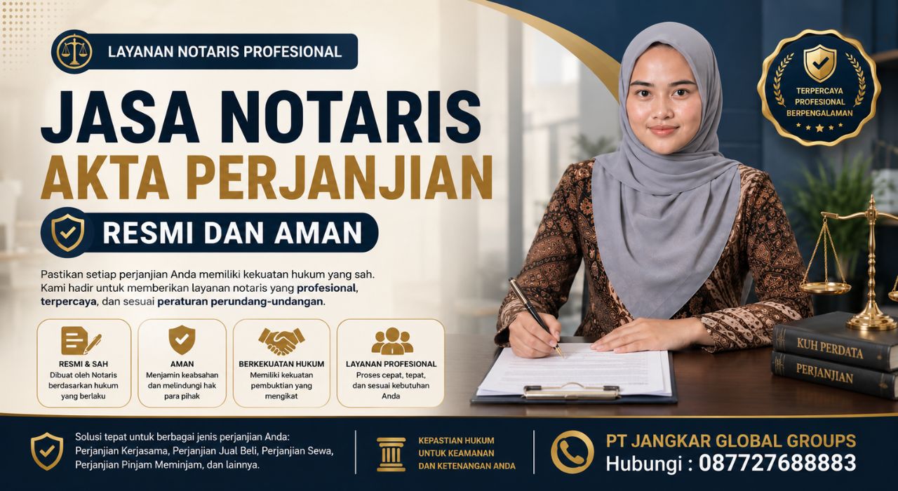 Jasa Notaris Akta Perjanjian Resmi Dan Aman