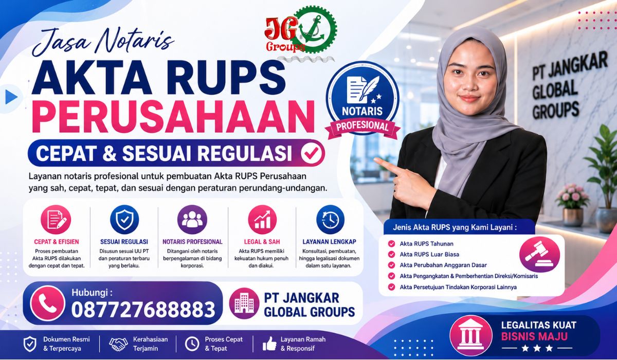 Jasa Notaris Akta RUPS Perusahaan Cepat & Sesuai Regulasi