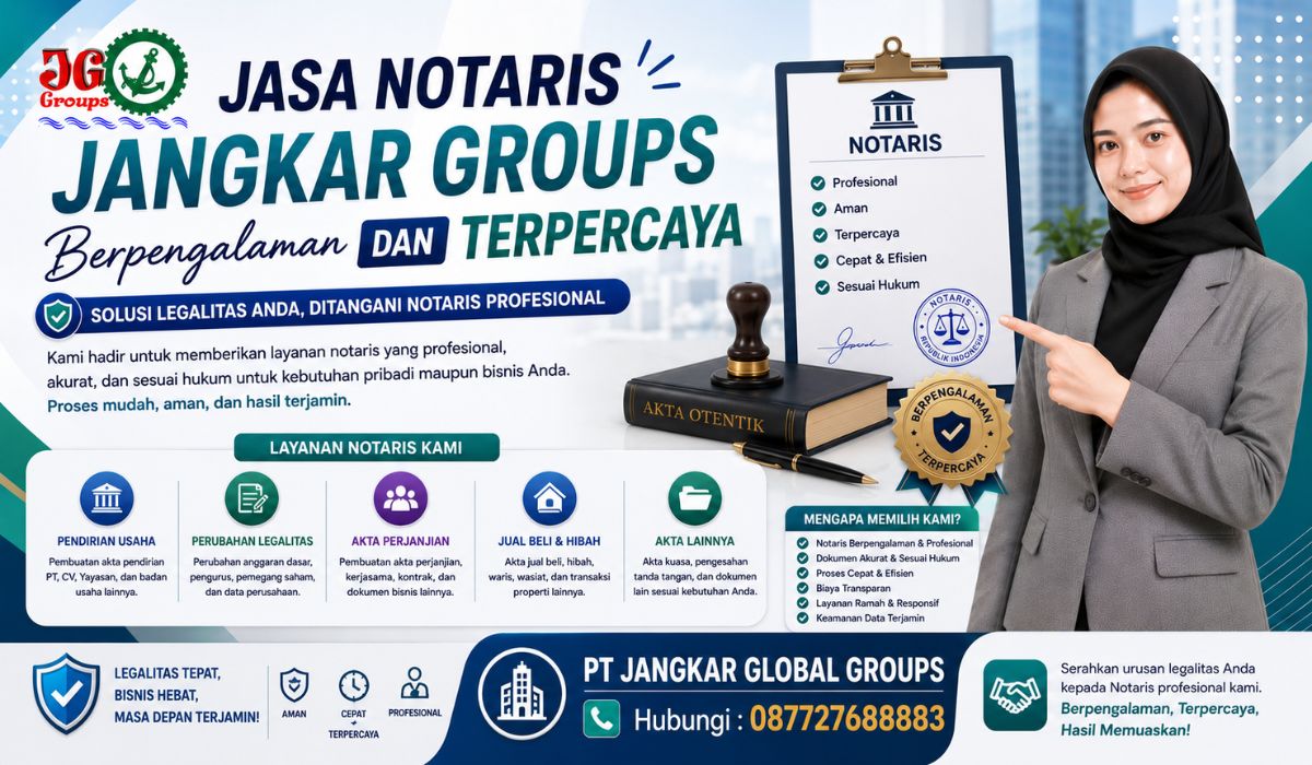 Jasa Notaris Jangkar Groups Berpengalaman dan Terpercaya