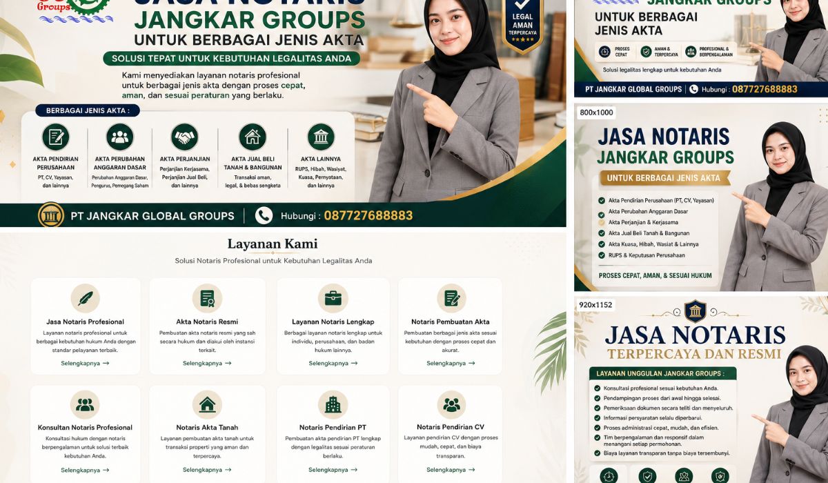 Jasa Notaris Jangkar Groups untuk Berbagai Jenis Akta
