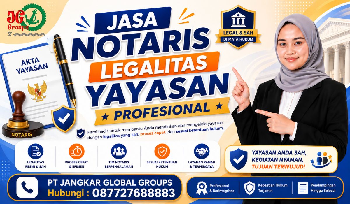 Jasa Notaris Legalitas Yayasan Profesional