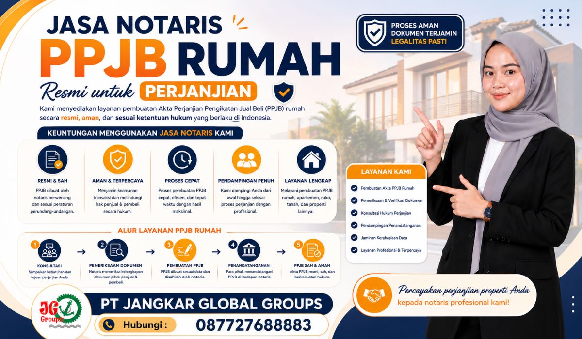 Jasa Notaris PPJB Rumah Resmi untuk Perjanjian