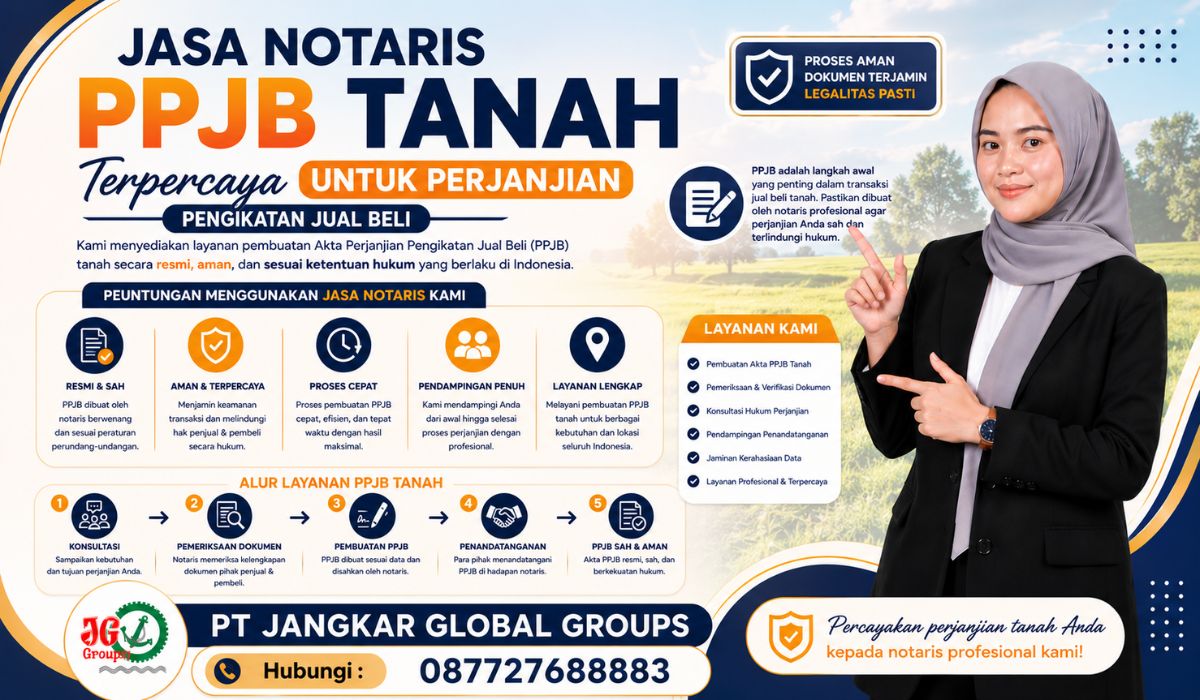 Jasa Notaris PPJB Tanah Terpercaya untuk Perjanjian Pengikatan Jual Beli
