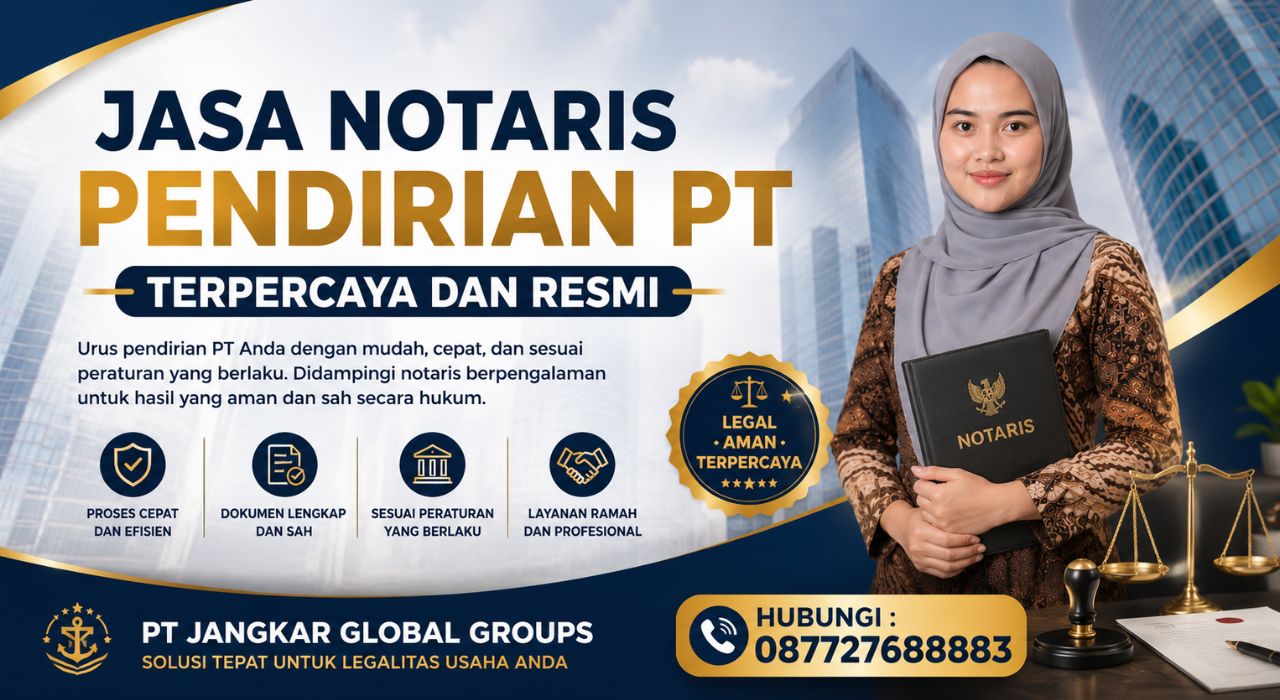 Jasa Notaris Pendirian PT Terpercaya Dan Resmi