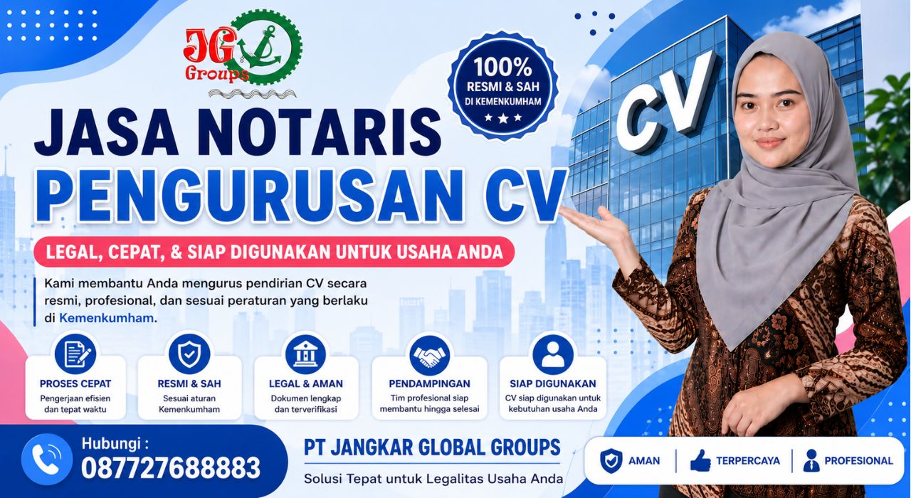 Jasa Notaris Pengurusan CV Resmi Dan Cepat