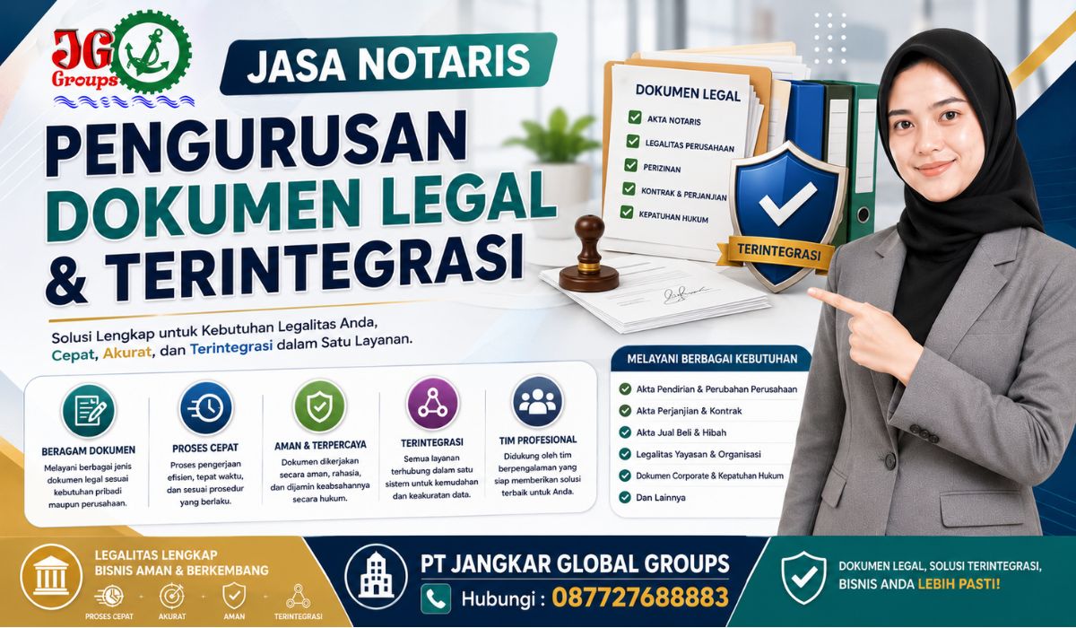 Jasa Notaris Pengurusan Dokumen Legal & Terintegrasi