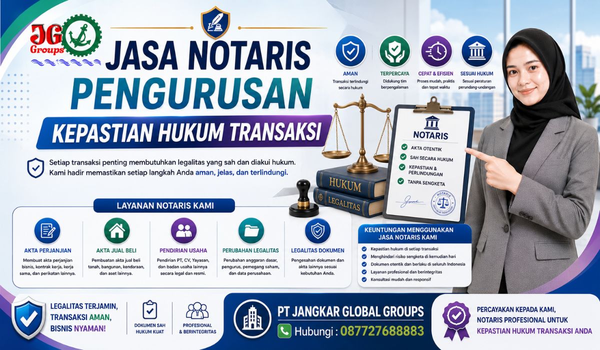 Jasa Notaris Pengurusan Kepastian Hukum Transaksi
