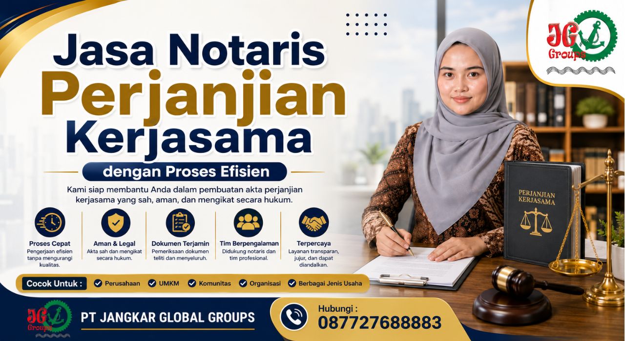 Jasa Notaris Perjanjian Kerjasama dengan Proses Efisien