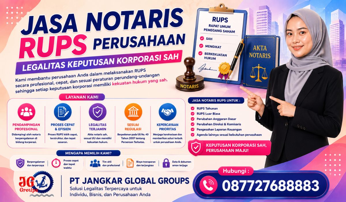 Jasa Notaris RUPS Perusahaan Legalitas Keputusan Korporasi Sah