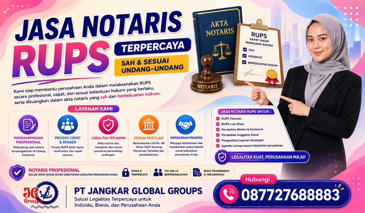 Jasa Notaris RUPS Terpercaya Sah & Sesuai Undang-Undang