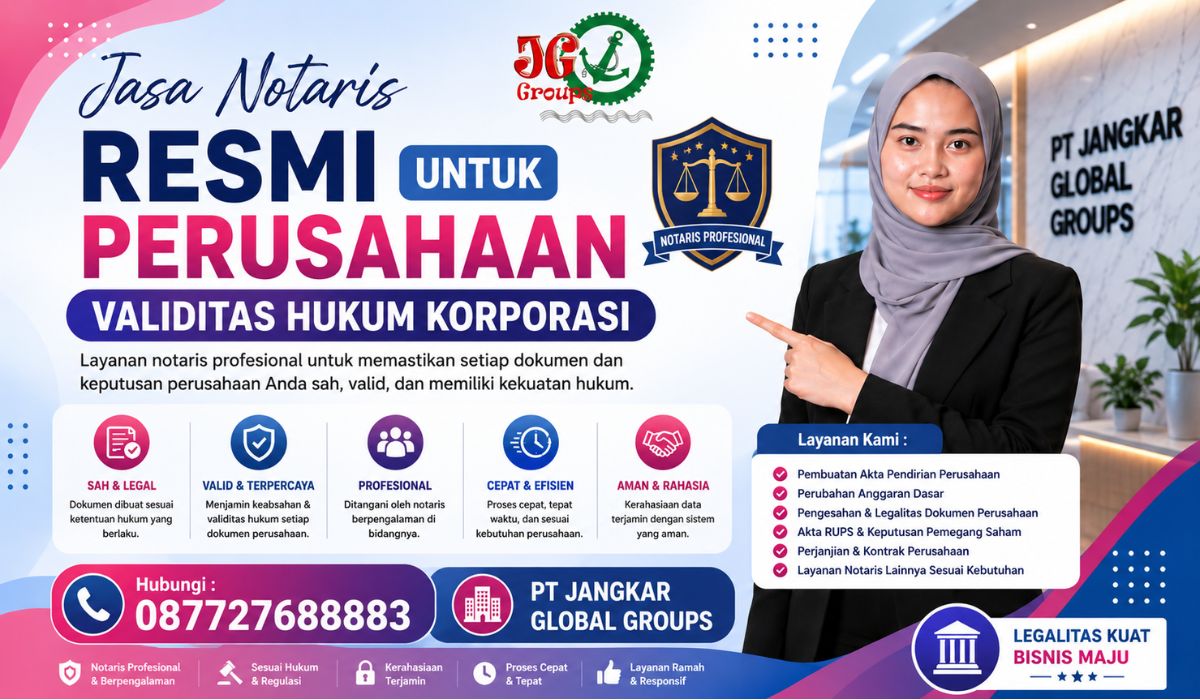 Jasa Notaris Resmi untuk Perusahaan Validitas Hukum Korporasi