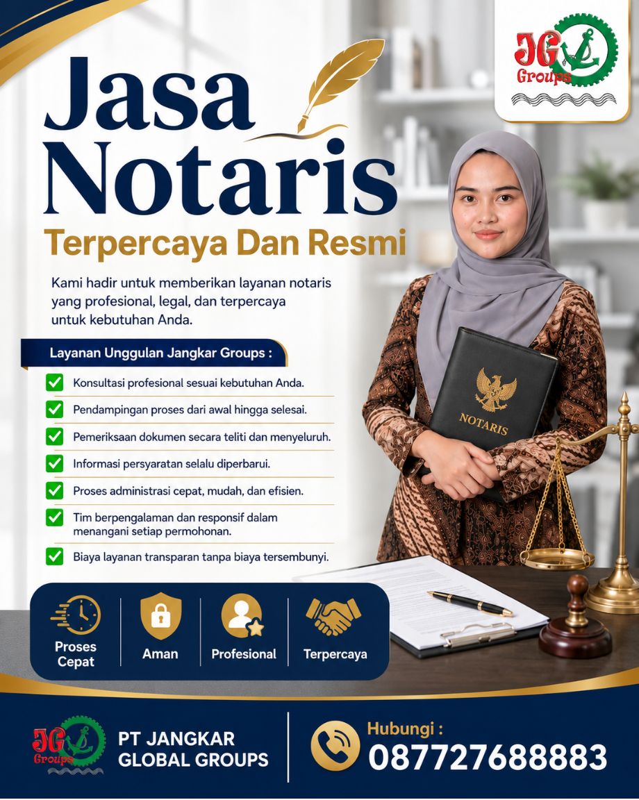 Jasa Notaris Akta Persekutuan Perdata Kuat, &amp; Terpercaya