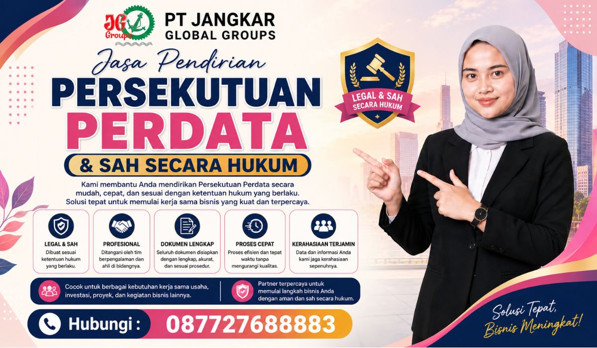 Jasa Pendirian Persekutuan Perdata & Sah Secara Hukum