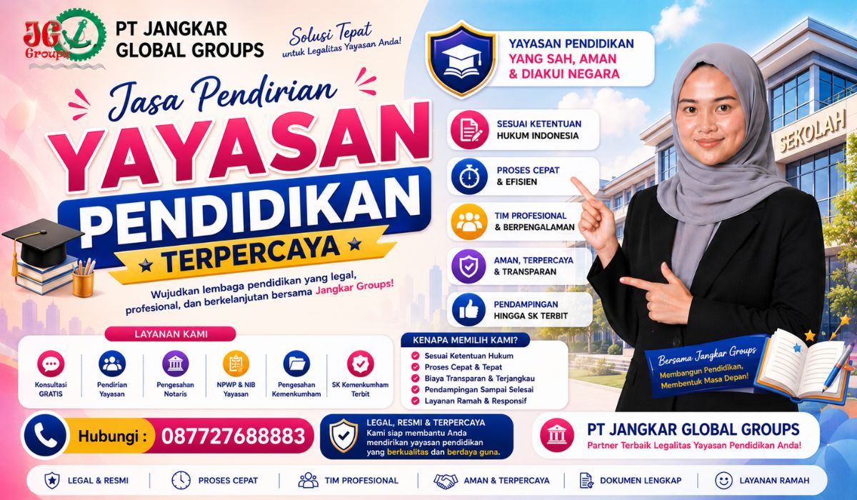 Jasa Pendirian Yayasan Pendidikan Terpercaya