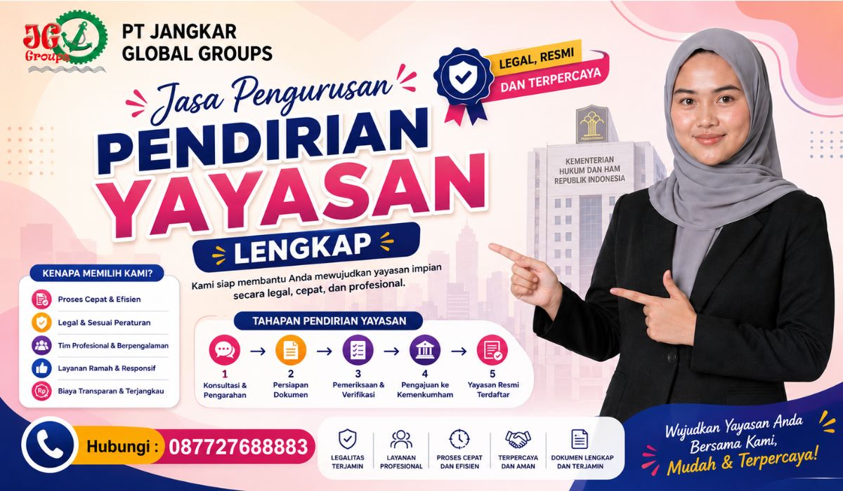 Jasa Pengurusan Pendirian Yayasan Lengkap