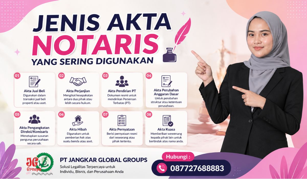 Jenis Akta Notaris yang Sering Digunakan