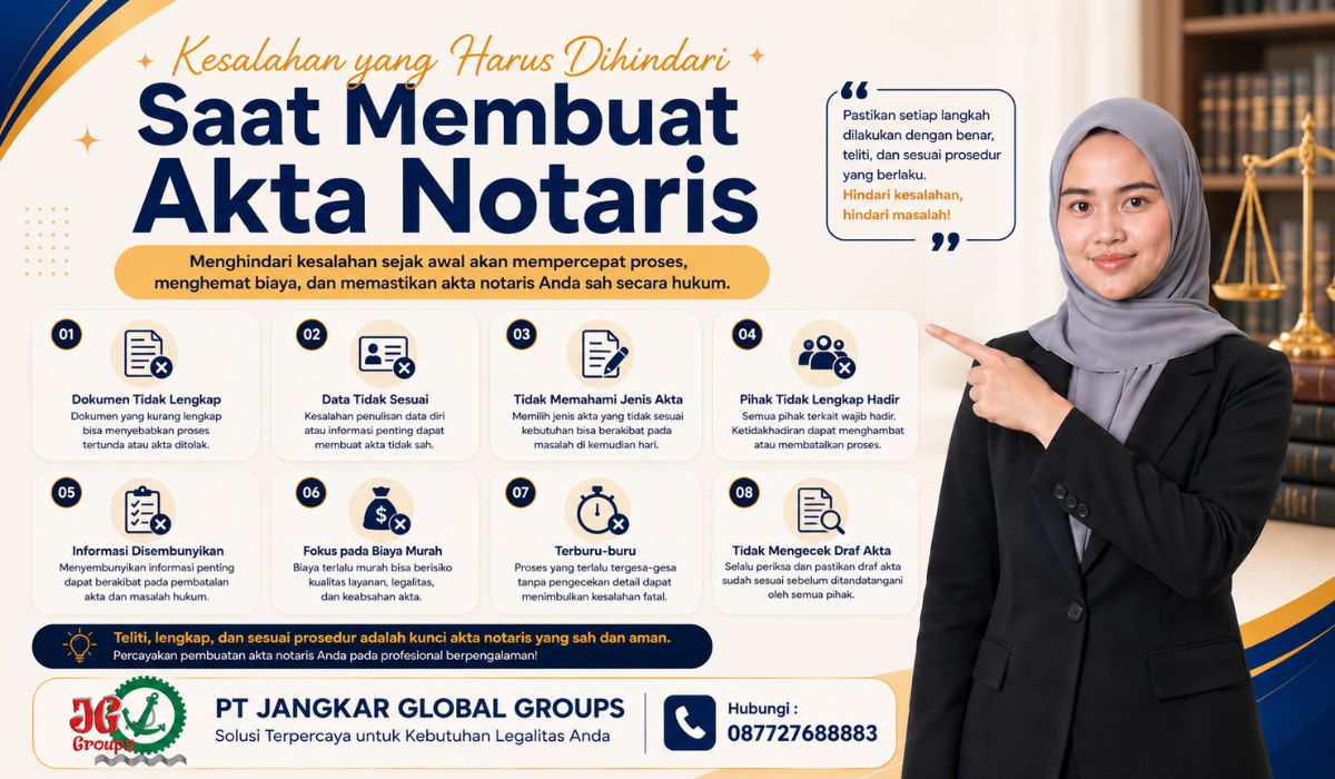 Kesalahan yang Harus Dihindari Saat Membuat Akta Notaris