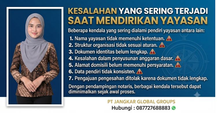 Jasa Notaris Pendirian Yayasan Terpercaya dan Resmi