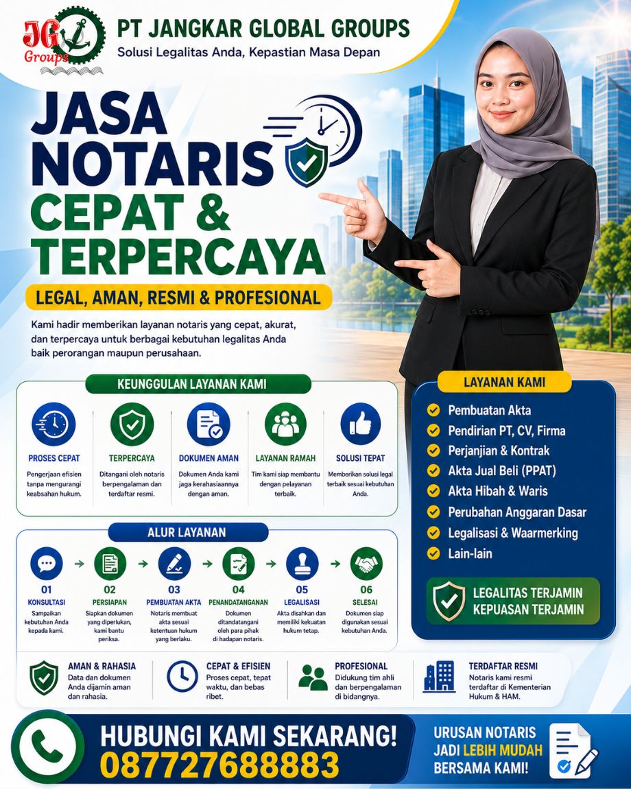 Layanan Jasa Notaris Cepat Dan Terpercaya