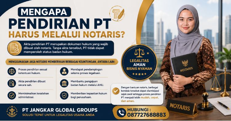 Jasa Notaris Pendirian PT Terpercaya Dan Resmi