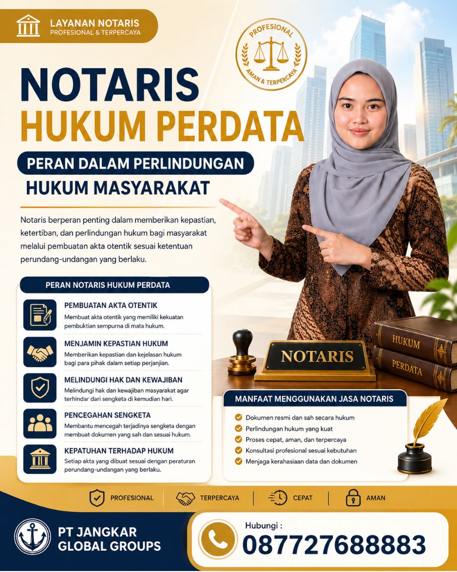 Notaris Hukum Perdata Peran dalam Perlindungan Hukum Masyarakat
