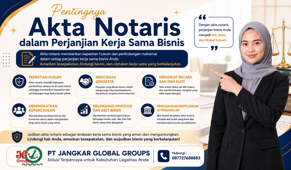 Pentingnya Akta Notaris dalam Perjanjian Kerja Sama Bisnis